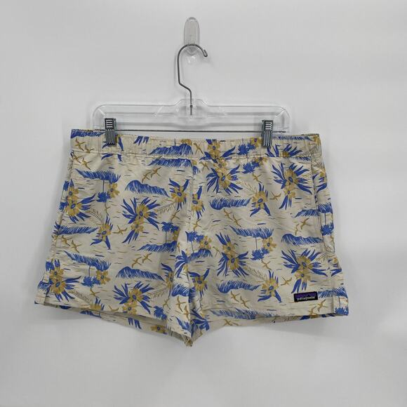 Patagonia Floral Women's Barely Baggies™ Shorts 2½" Multi Size Large - Picture 1 of 7